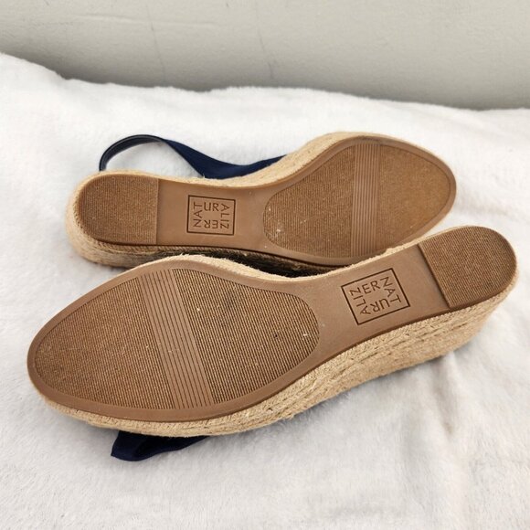 Naturalizer Womens Size 9.5 Bettina Peep-Toe Slingback Wedge Espadrille 228 - Picture 9 of 10